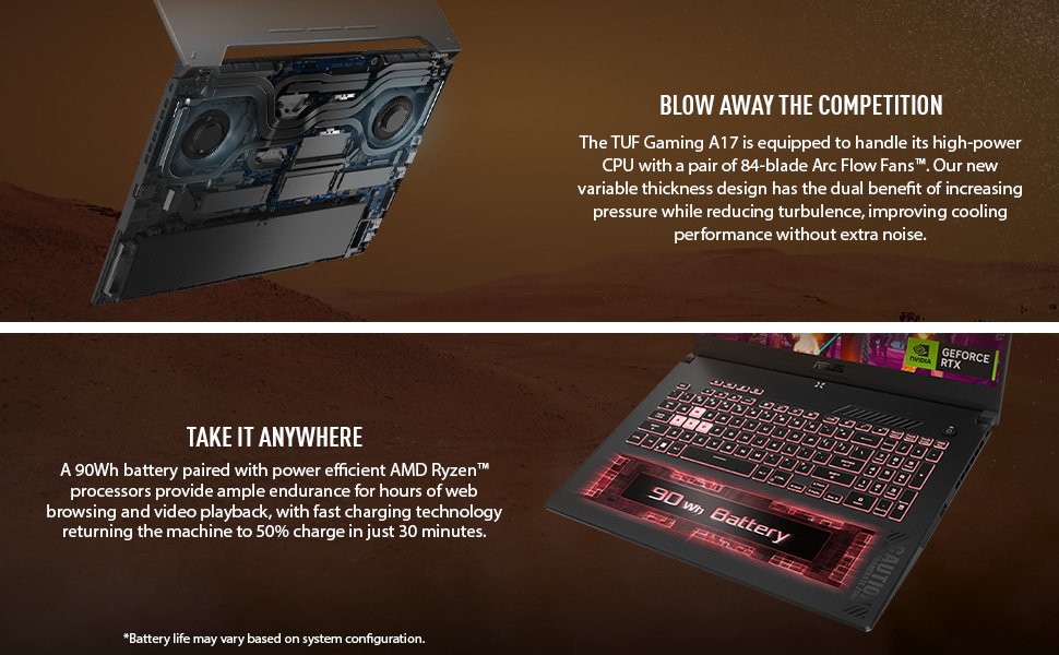 Laptop para juegos ASUS TUF Gaming F17 (2023)