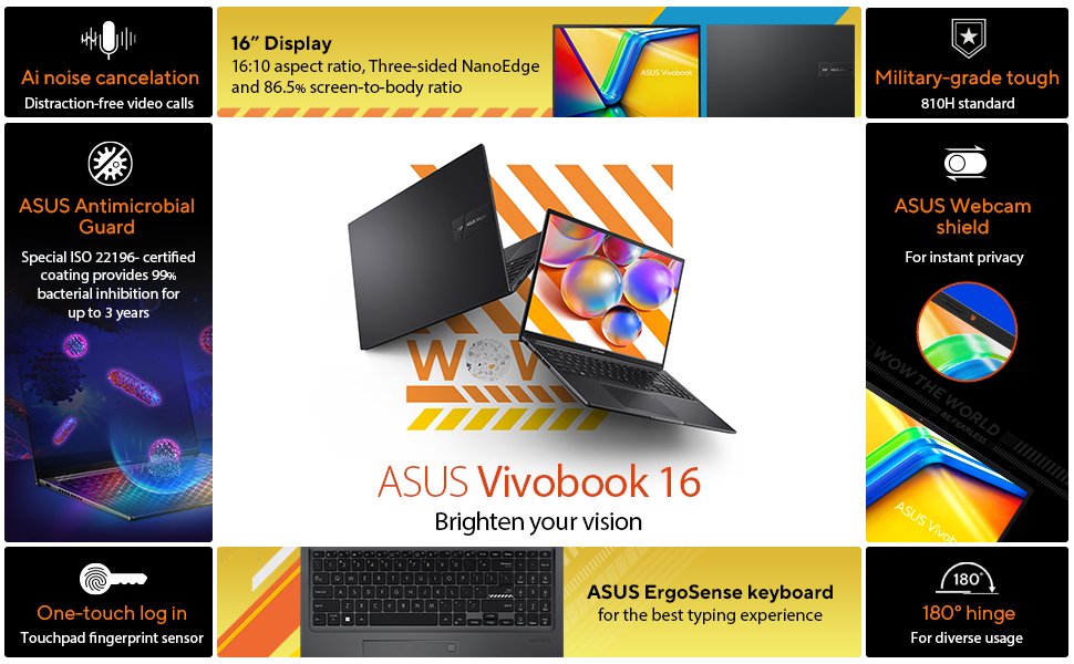 2023 ASUS VivoBook 16 Laptop