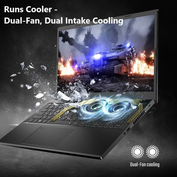 Acer Nitro V Laptop para juegos | Procesador Intel Core i7-13620H | GPU NVIDIA GeForce RTX 4050 para portátil | Pantalla FHD IPS de 15.6 pulgadas de 144 Hz | DDR5 de 16 GB | SSD de 512 GB Gen 4 | WiFi - Imagen 4