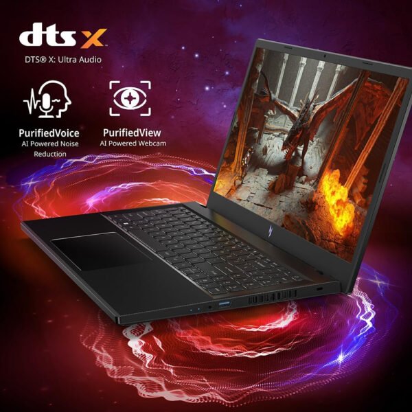acer Nitro V Laptop para juegos | Procesador AMD Ryzen 5 7535HS Hexa-Core | GPU NVIDIA GeForce RTX 4050 para portátil | Pantalla FHD IPS de 15.6 pulgadas de 144 Hz | DDR5 de 8 GB | SSD de 512 GB | - Imagen 8