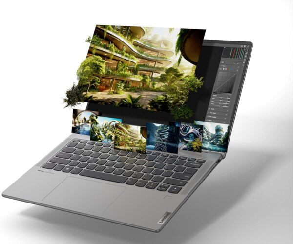 Lenovo Yoga 7 - Laptop 2 en 1 para creador, fotógrafo, diseñador (pantalla táctil FHD+ de 14 pulgadas, AMD Ryzen 7 8840HS, 16 GB LPDDR5x RAM, 1TB SSD, Stylus), PC AI, retroiluminada, FP, cámara web - Imagen 9