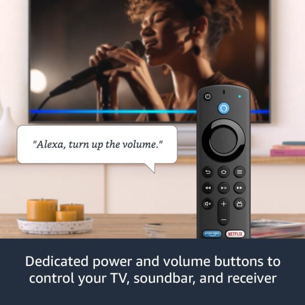 Amazon Fire TV Stick, HD, calidad nítida de imagen, streaming rápido, TV en vivo y gratuita, control remoto por voz Alexa que controla la televisión - Imagen 3