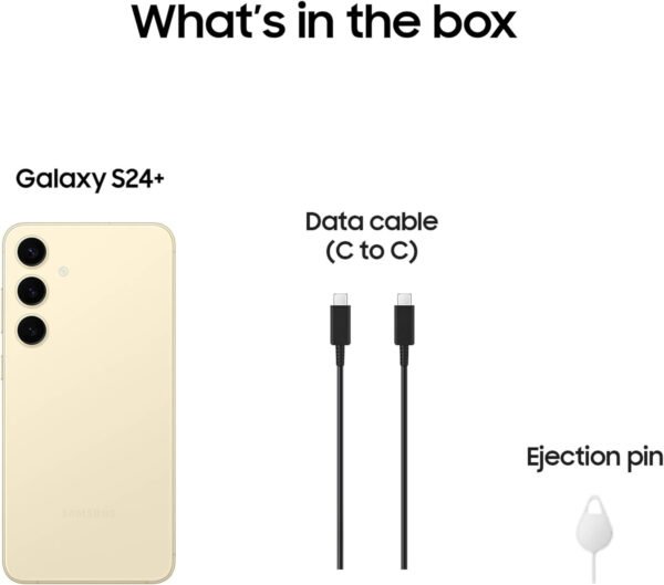 SAMSUNG Teléfono celular Galaxy S24+ Plus, teléfono inteligente AI de 512 GB, Android desbloqueado, cámara de 50 MP, procesador más rápido, batería de larga duración, versión de EE. UU. 2024, amarillo - Imagen 7